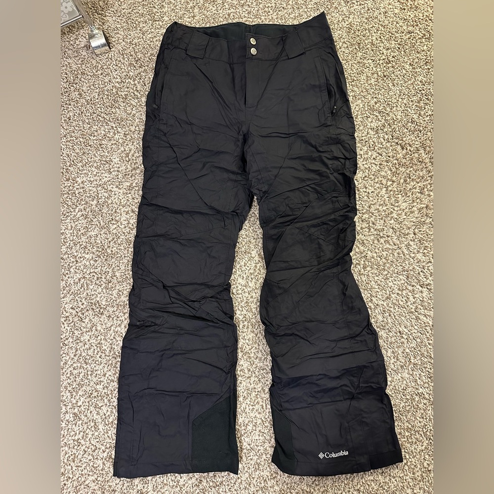 Columbia Black Ski/Snowboard Pants. Small.